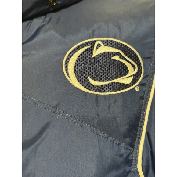 Nike Penn State Puffer Down Filled, Removable Hood Coat Jacket Nittany Lion Sz M - Picture 12 of 16